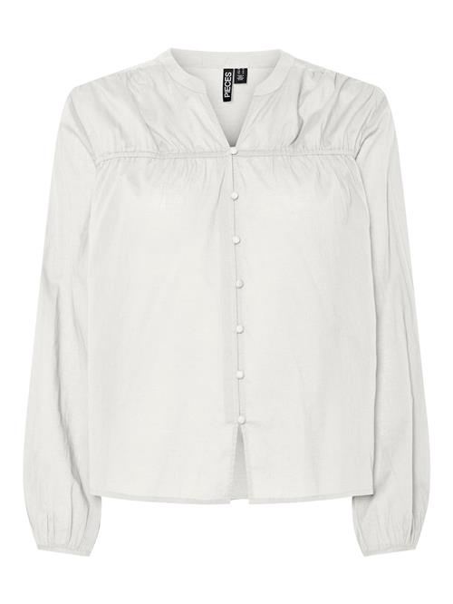 PIECES Bluse  offwhite