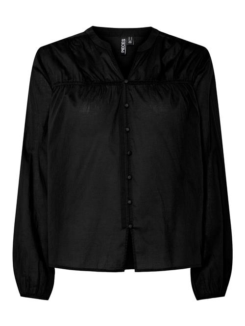 PIECES Bluse  sort
