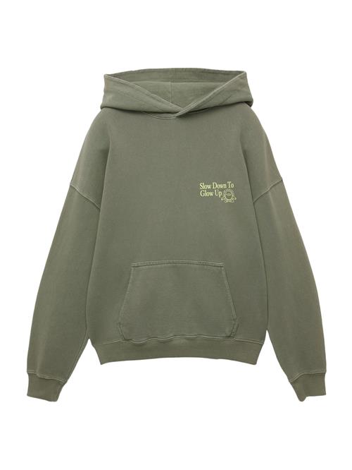 Pull&Bear Sweatshirt  pastelgul / khaki