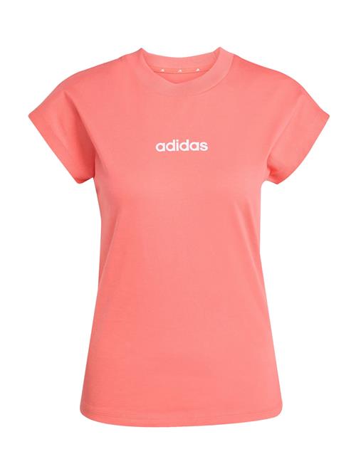 ADIDAS SPORTSWEAR Funktionsbluse 'Essentials'  koral / hvid