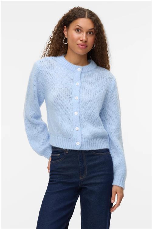 Wilo O-Neck Cardigan - Cashmere Blue - M - Vero Moda