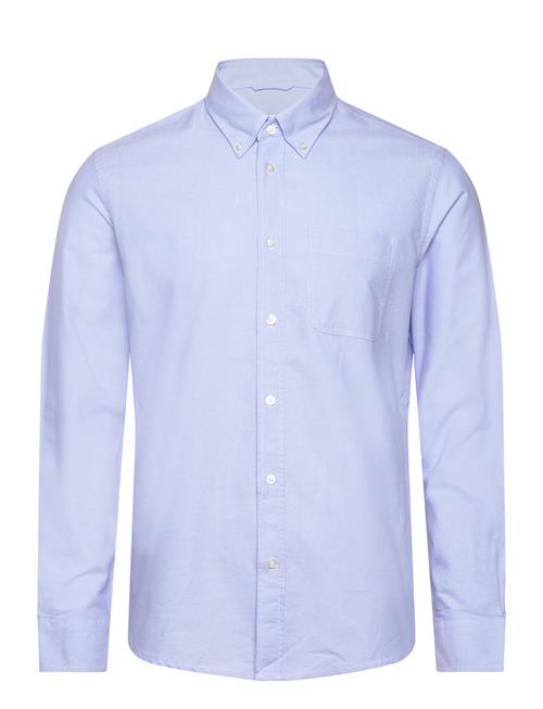 Regular Fit Oxford Cotton Shirt Mango Blue