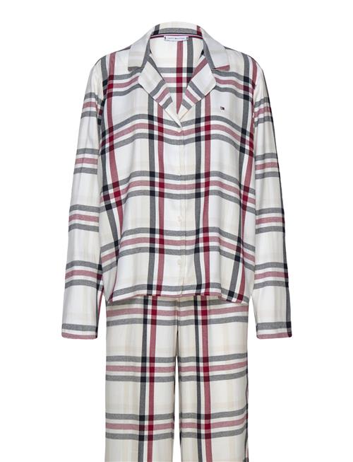 Gift Full Flannel Pj Set&Slipper Tommy Hilfiger White