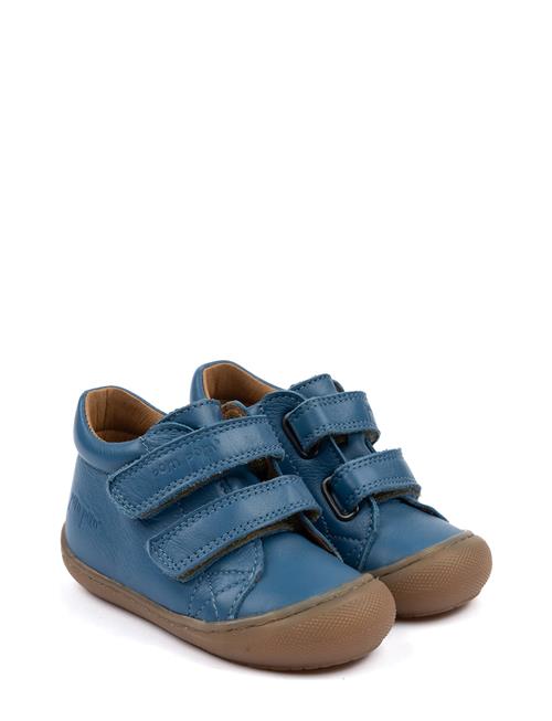 First™ Sport Velcro Shoe Pom Pom Blue