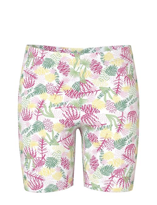 Se Nkfvivian Aop Short Legging Name It White ved Booztlet