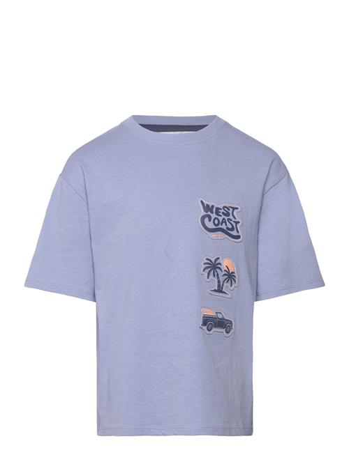 T-Shirt .-- Rustic Mango Blue