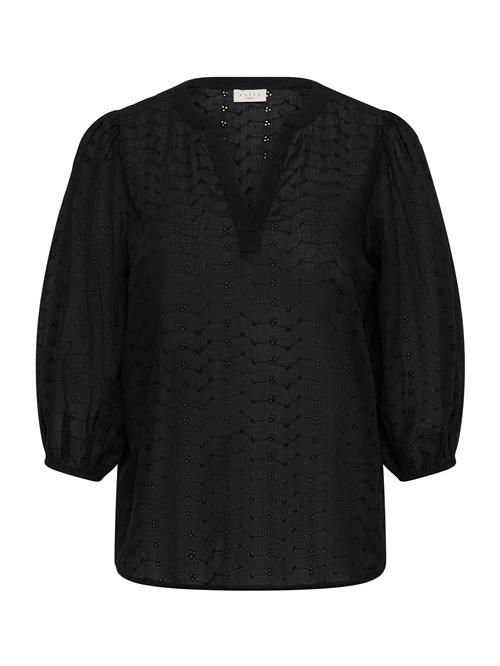 KAFFE CURVE Bluse 'KCMaia'  sort