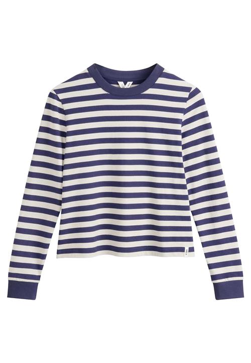 MELA Shirts 'AASTHA'  mørkeblå / hvid