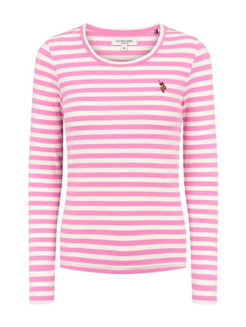 U.S. POLO ASSN. Shirts 'Chanett'  brun / pink / vinrød / hvid