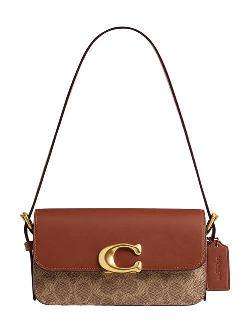 COACH Skuldertaske  beige / brun / karamel