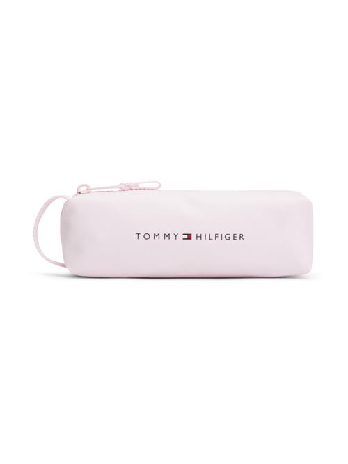 TOMMY HILFIGER Taske 'ESSENTIAL'  pudder / cranberry / sort / hvid
