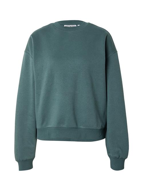WEEKDAY Sweatshirt 'Essence Standard'  grøn