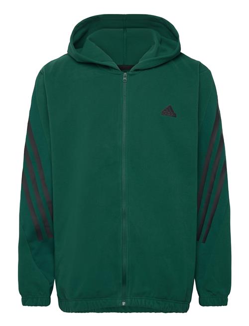 Future Icons 3 Stripes Polar Fleece Full-Zip Hoodie Adidas Sportswear Green