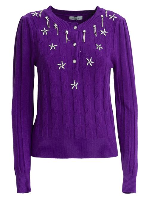 Influencer Pullover  lilla / transparent
