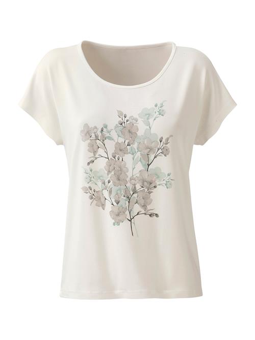 heine Shirts  turkis / taupe / sort / hvid