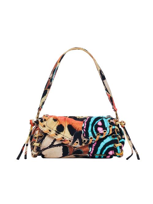 Desigual Skuldertaske  beige / lyseblå / orange / sort