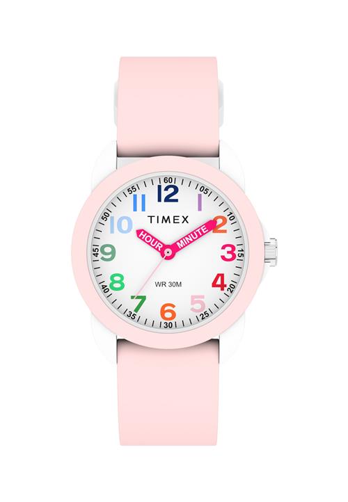 TIMEX Ur  lys pink / hvid