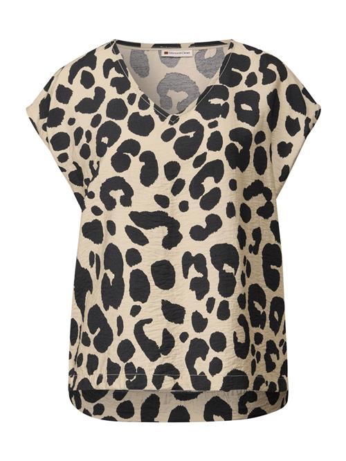 STREET ONE Bluse  sand / sort