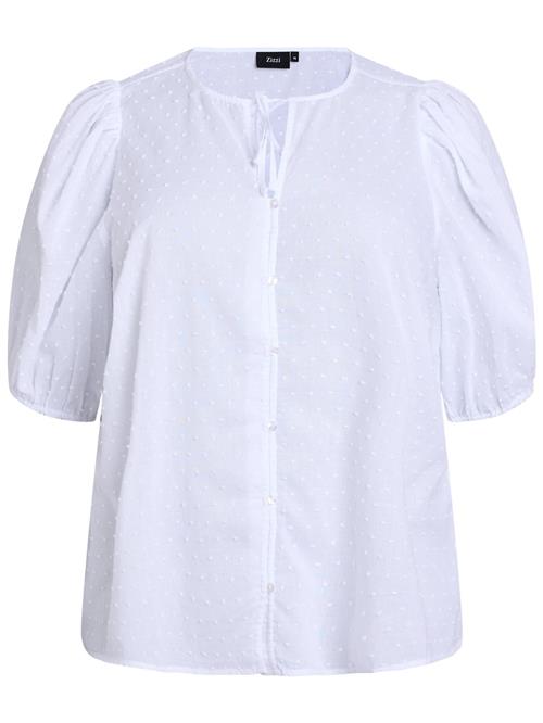 Zizzi Bluse 'Evera'  offwhite