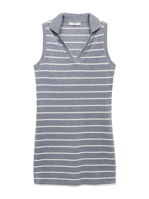 MANGO Sommerkjole 'POLA-H'  navy / hvid