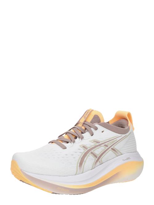 ASICS Løbesko 'GEL-NIMBUS 27'  mørkebeige / orange / hvid