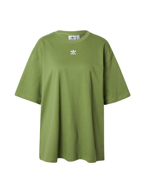 ADIDAS ORIGINALS Shirts 'Essentials'  grøn / hvid