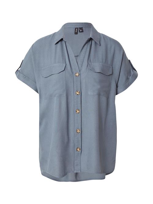 VERO MODA Bluse 'VMBUMPY'  røgblå