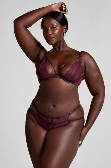 Hunkemöller Ikke-formstøbt bøjle-bh Cinnamon rød