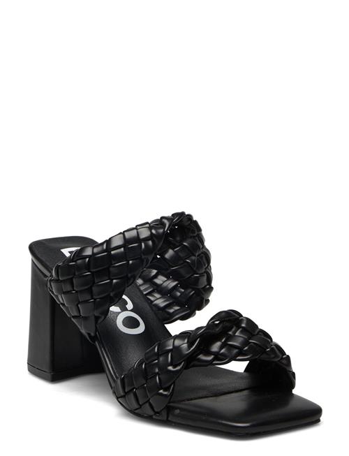 Biajoyce Braided Mule Pu Bianco Black