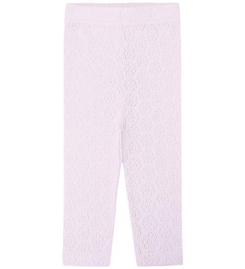 Hust and Claire Leggings - Lisa Pointelle Flower - Lavender