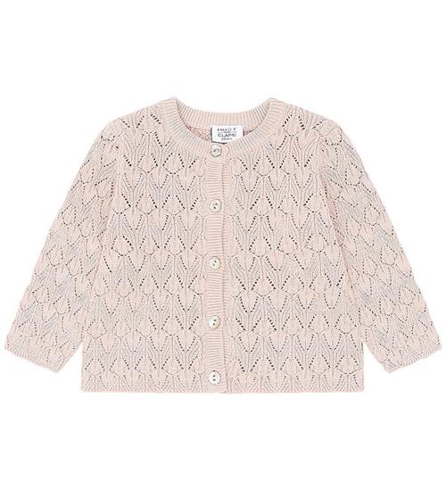 Hust and Claire Cardigan - Strik - Cilja Pointelle - Peach Dust
