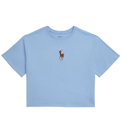 Polo Ralph Lauren T-shirt - Cropped - Lyseblå