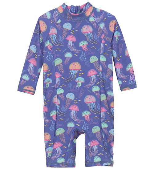 Color Kids Badeheldragt - UV50+ - AOP - Marlin
