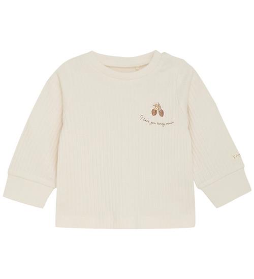Fixoni Bluse - Rib - Eggnog