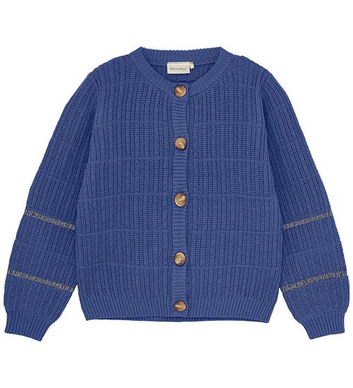 Minymo Cardigan - Strik - True Blue