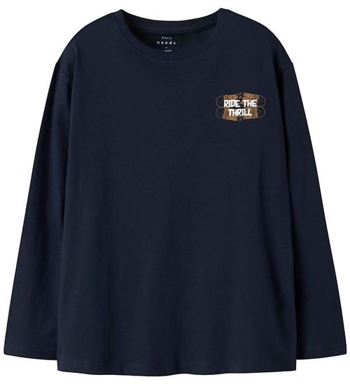 Name It Bluse - Loose - NkmVagno - Navy Blazer/Thrill