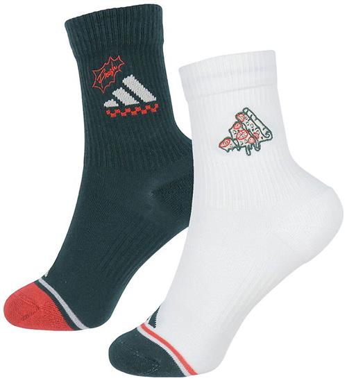 adidas Performance Strømper - 2-pak - Pizza - White/Aurivy/Wonwh