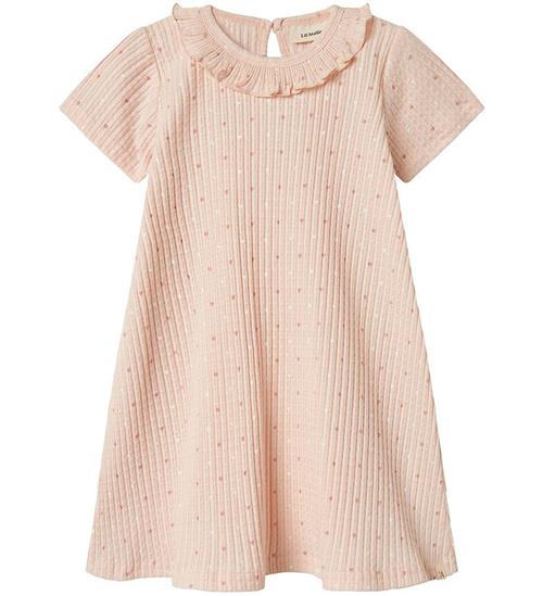 Lil' Atelier Kjole - Rib - NmfHulla - Peach Blush