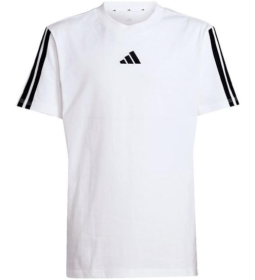 adidas Performance T-shirt - J 3S 160 - Hvid/Sort m. Logo