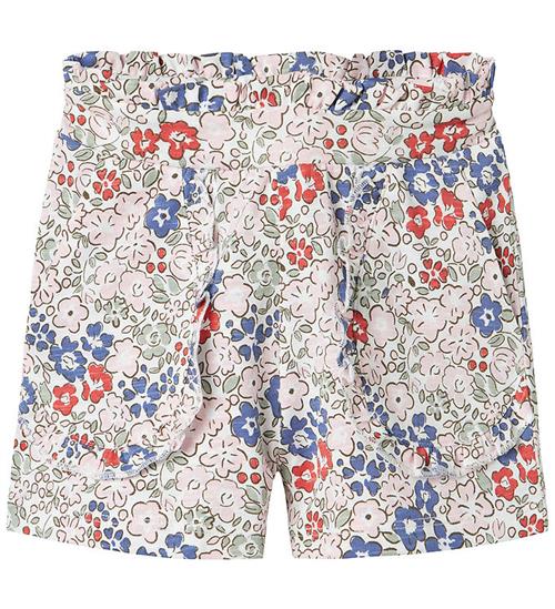 Name It Shorts - Modal - NmfHaile - Bright White m. Blomster