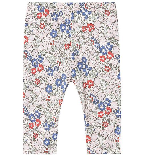 Name It Leggings - Modal - NmfHaile - Bright White m. Blomster