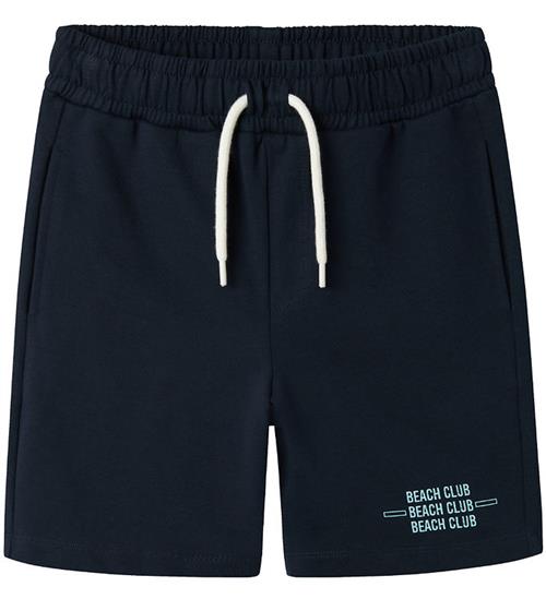 Name it Sweatshorts - NkmHenlo - Dark Sapphire m. Print