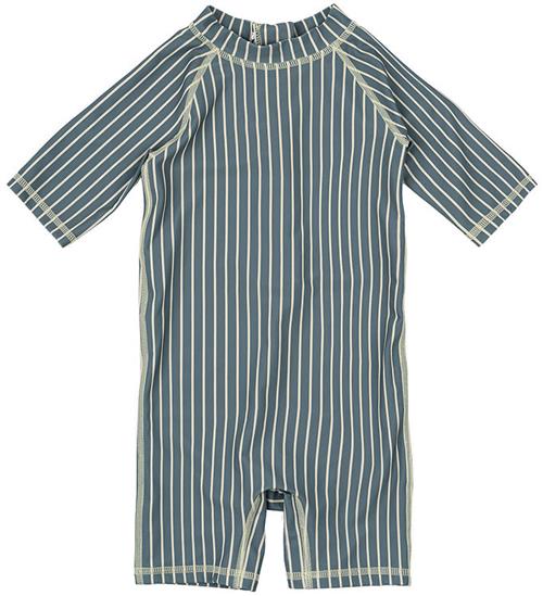 Petit Piao Badeheldragt - Blue Mirage/Off White