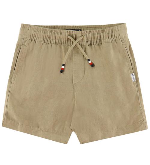Tommy Hilfiger Shorts - Hør - Sandalwood Khaki