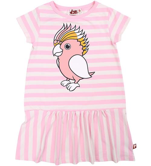 DYR-Cph Kjole - Dyrzanzi - Pastel Pink/Chalk Papegoeje
