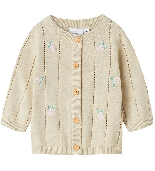 Namie It Cardigan - Strik - NbfHeydi - Peyote Melange