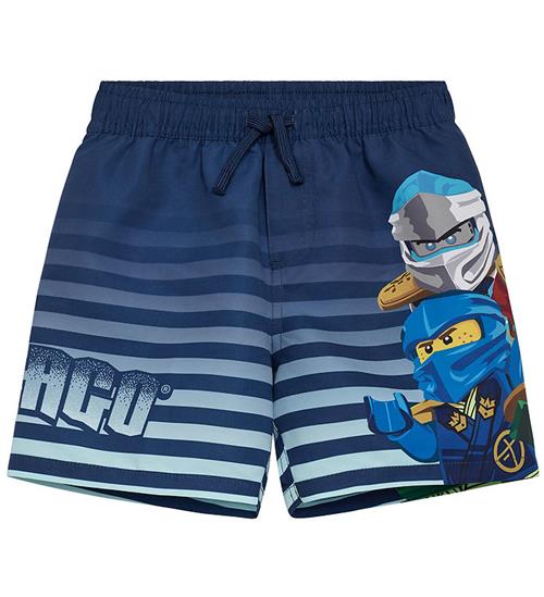 LEGOÂ® Ninjago Badeshorts - LwAgan 305 - Mørkeblå m. Print