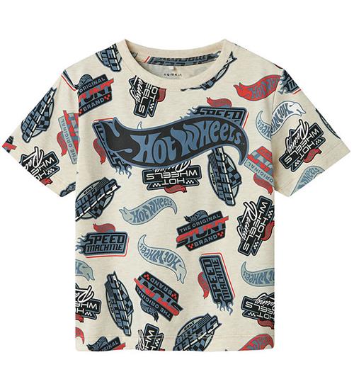 Name It T-shirt - NmmAry - Hot Wheels - Peyote Melange