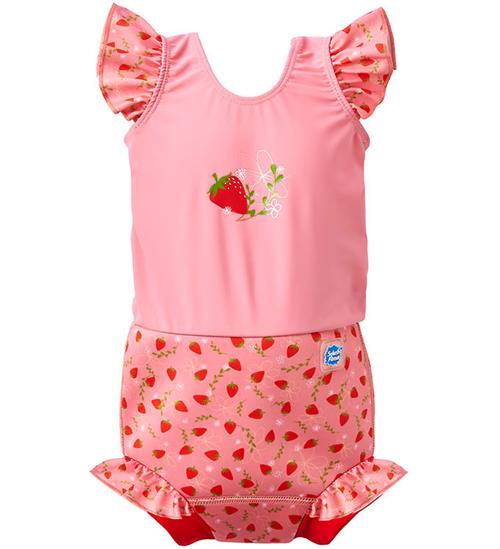 Splash About Blebadedragt - Happy Nappy Costume - Strawberry Fie