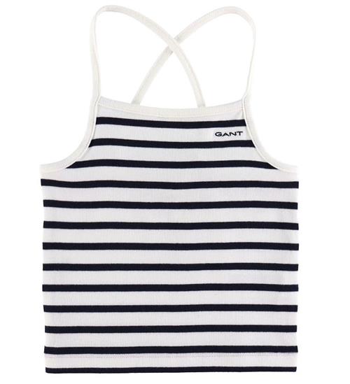 GANT Top - Rib - Evening Blue